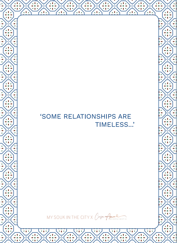 Carte "Some Relationships are timeless"