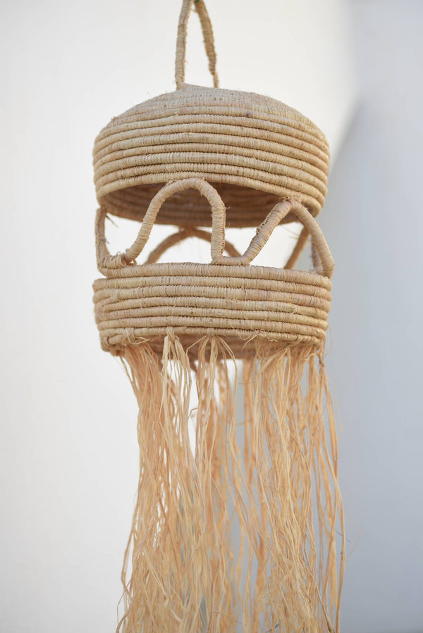 Raffia Floor Lamp