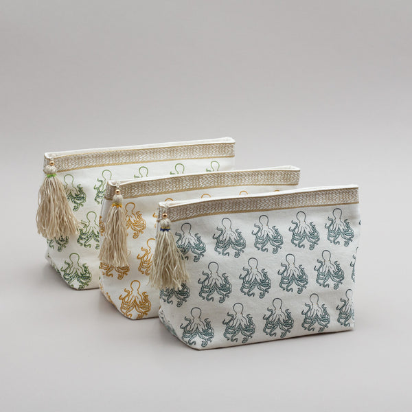 Trousse de toilette au motif Poulpe